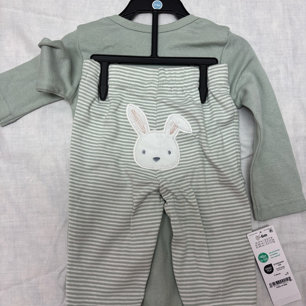 Carter's Long Sleeve Easter Shirt - Gray - Picture 2 of 4